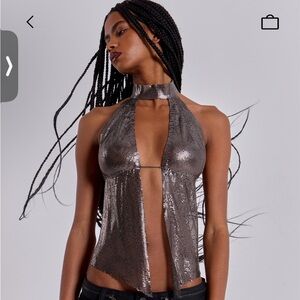 Jaded London Evodia Chainmail Top